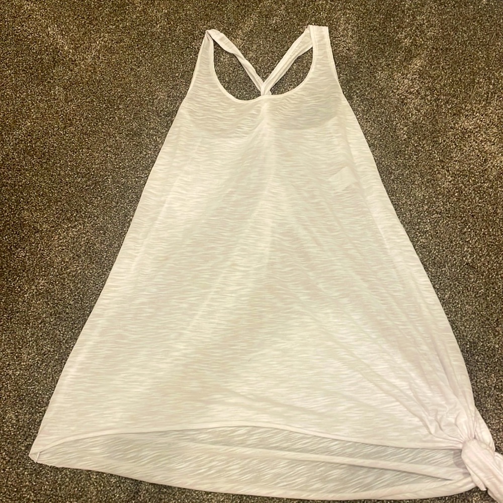 Transparent BECCA swimsuit cover womens xs